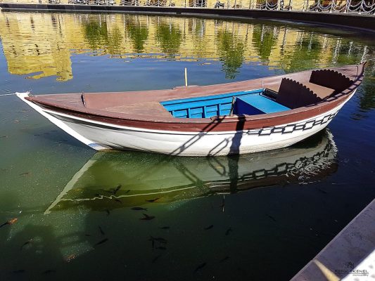A North African sandal fishing boat A North African sandal fishing boat