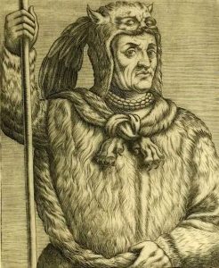 Thevet's 1557 Engraving of a Florida Timucua Indian