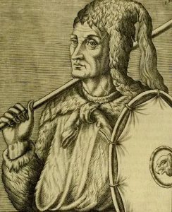 Thevet's 1557 Engraving Of A South American Indian